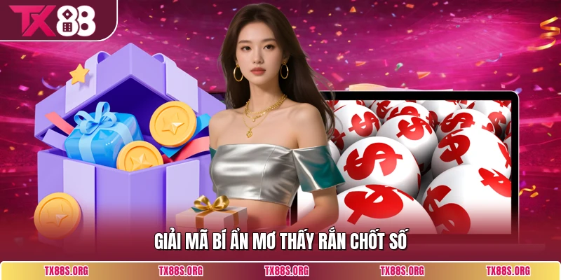 Giải mã bí ẩn mơ thấy rắn chốt số